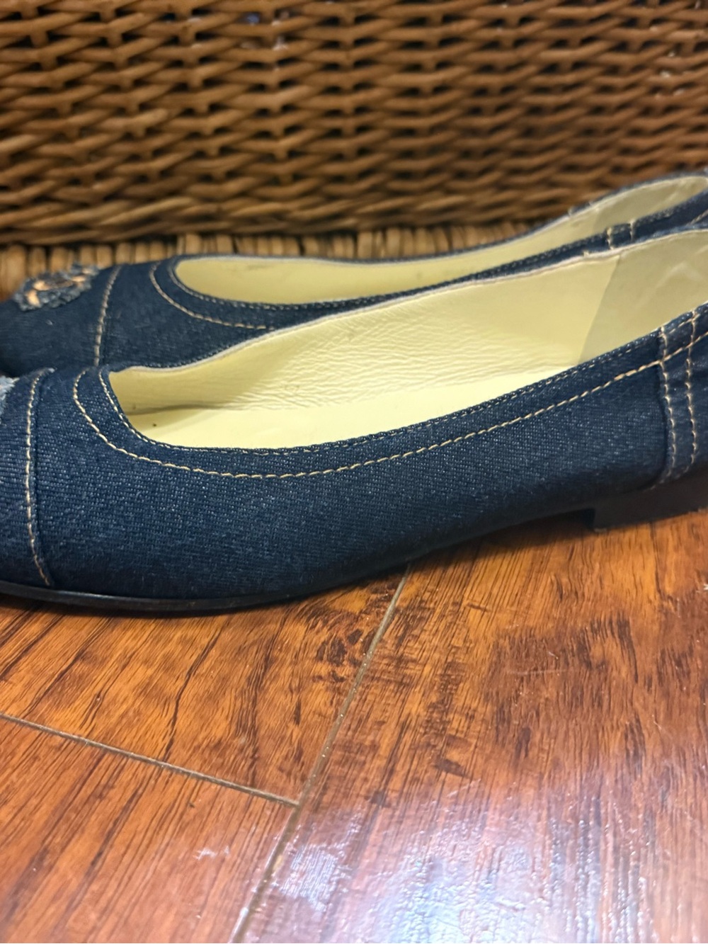 Chanel Denim Ballet Flat - 41C - Picture 6 of 7
